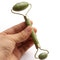 Double Head Green Jade Roller Massager Eye Face Neck Facial