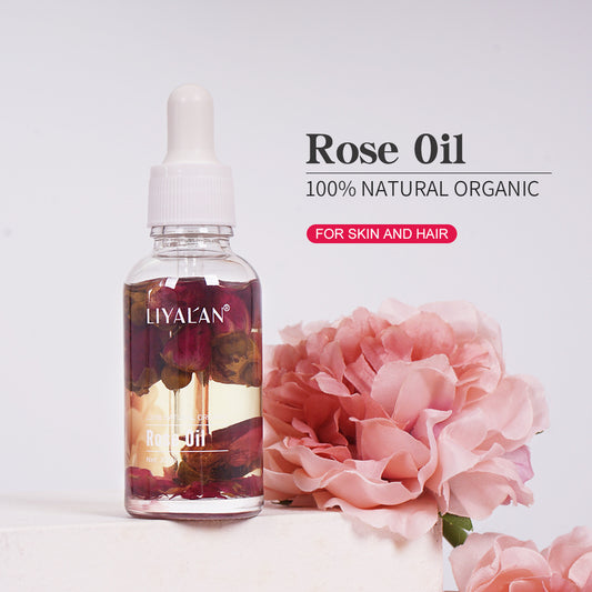 30ml Multi-Purpose Rose Oil: For Face, Body & Hair - Essential Oil