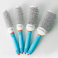 Professional Round Blue Hair Brush Ceramic Ion Hairbrush Comb