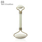 Double Head Green Jade Roller Massager Eye Face Neck Facial